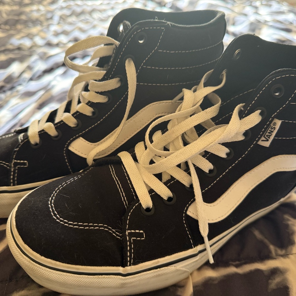 Vans Classic Black and White High-Tops